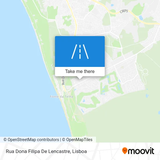 Rua Dona Filipa De Lencastre map