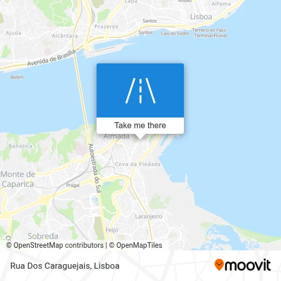 Rua Dos Caraguejais map