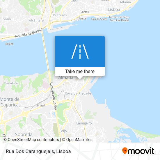 Rua Dos Caranguejais mapa