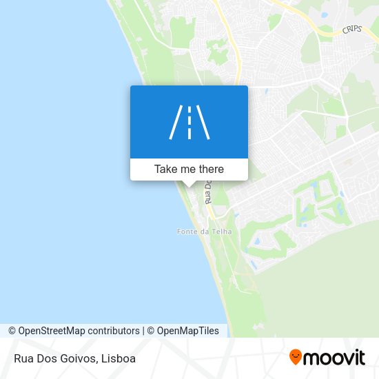 Rua Dos Goivos mapa