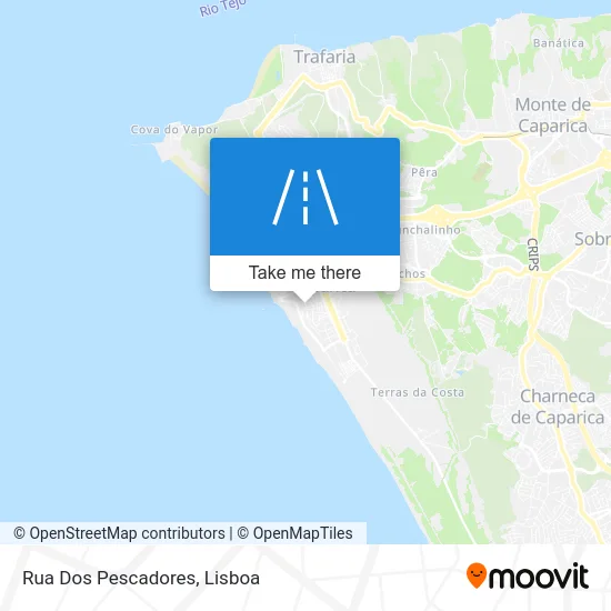 Rua Dos Pescadores map