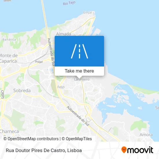 Rua Doutor Pires De Castro map