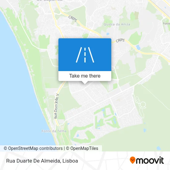 Rua Duarte De Almeida map