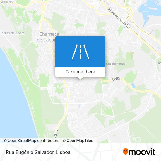 Rua Eugénio Salvador map