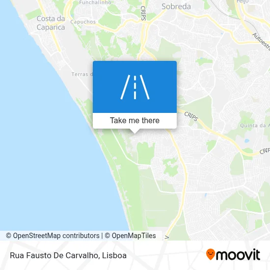 Rua Fausto De Carvalho map