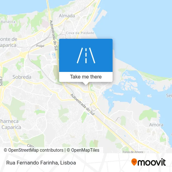 Rua Fernando Farinha map