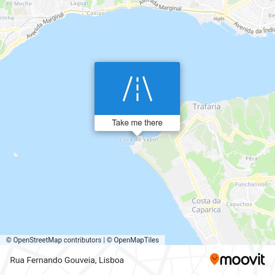 Rua Fernando Gouveia mapa