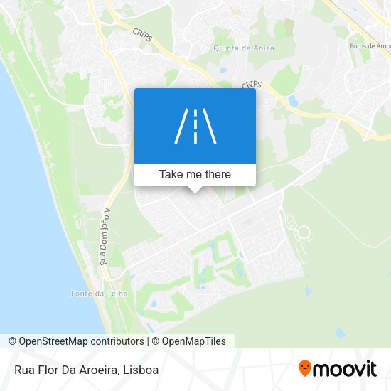 Rua Flor Da Aroeira mapa