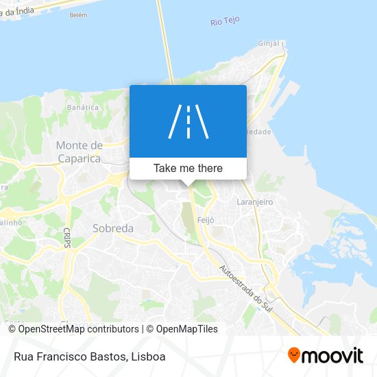 Rua Francisco Bastos mapa