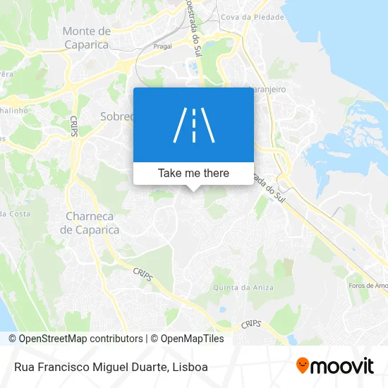 Rua Francisco Miguel Duarte map