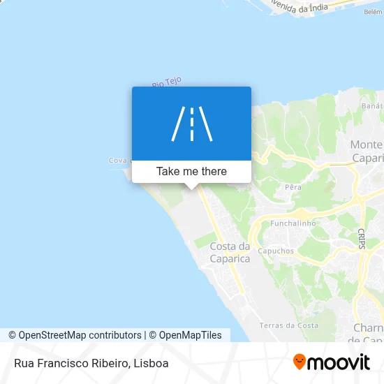 Rua Francisco Ribeiro map