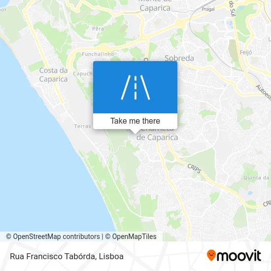 Rua Francisco Tabórda map