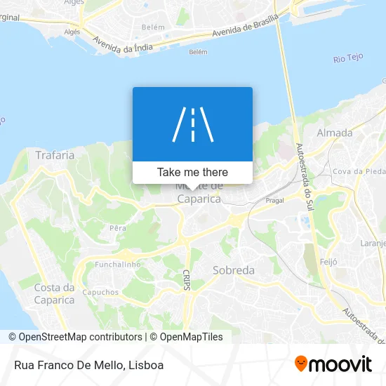 Rua Franco De Mello map