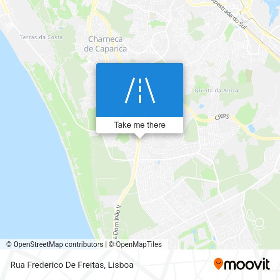 Rua Frederico De Freitas map