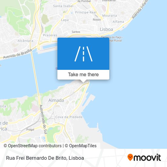 Rua Frei Bernardo De Brito map