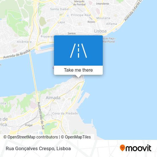 Rua Gonçalves Crespo map