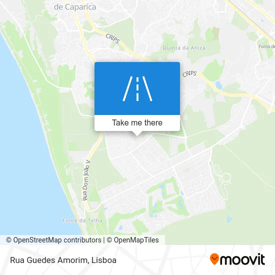 Rua Guedes Amorim map