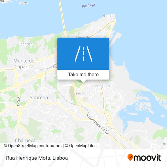 Rua Henrique Mota mapa