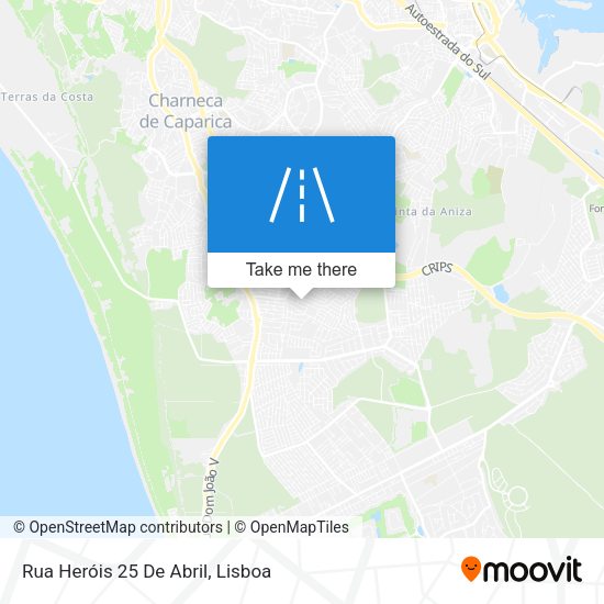 Rua Heróis 25 De Abril map