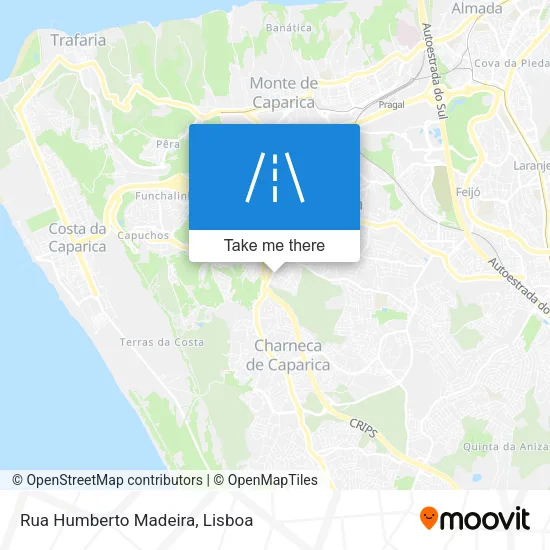 Rua Humberto Madeira map