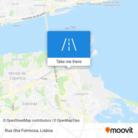 Rua Ilha Formosa map