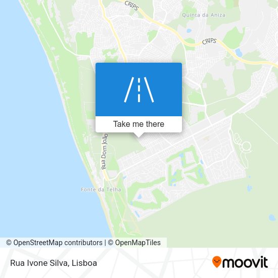 Rua Ivone Silva mapa