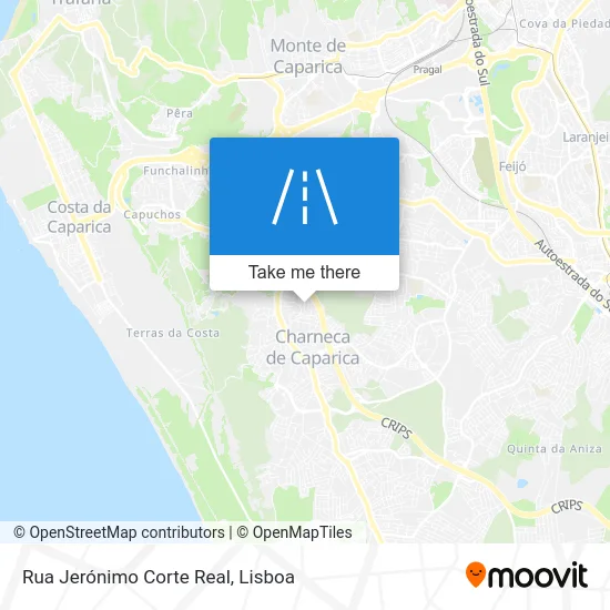 Rua Jerónimo Corte Real map