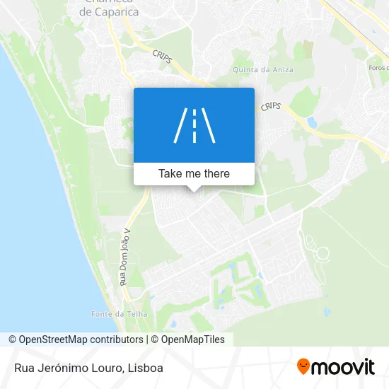 Rua Jerónimo Louro map