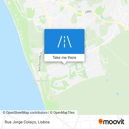 Rua Jorge Colaço map