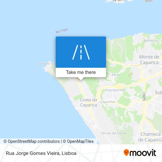 Rua Jorge Gomes Vieira mapa