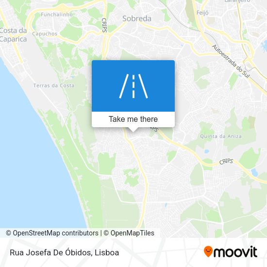 Rua Josefa De Óbidos map