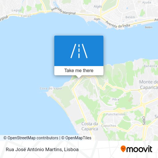 Rua José António Martins map