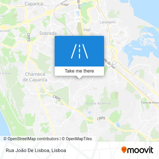 Rua João De Lisboa map