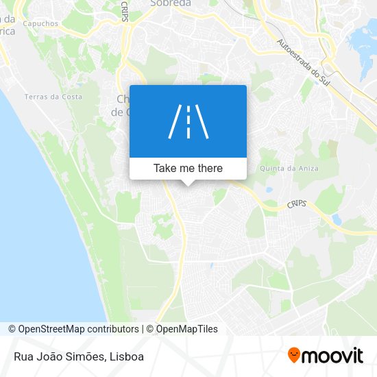 Rua João Simões map