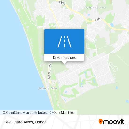 Rua Laura Alves map