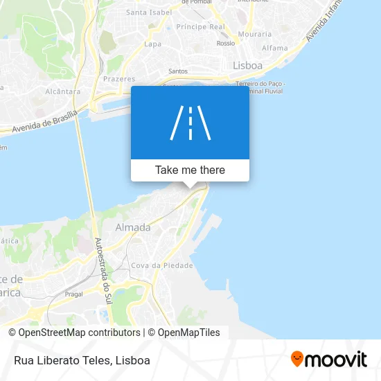 Rua Liberato Teles map