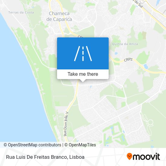 Rua Luis De Freitas Branco map