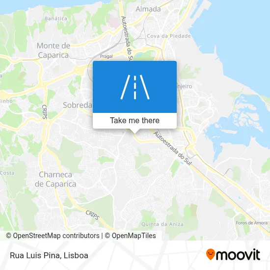 Rua Luis Pina map