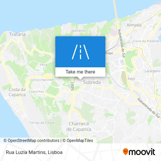 Rua Luzia Martins map