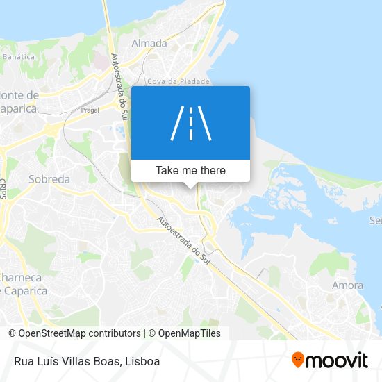 Rua Luís Villas Boas map