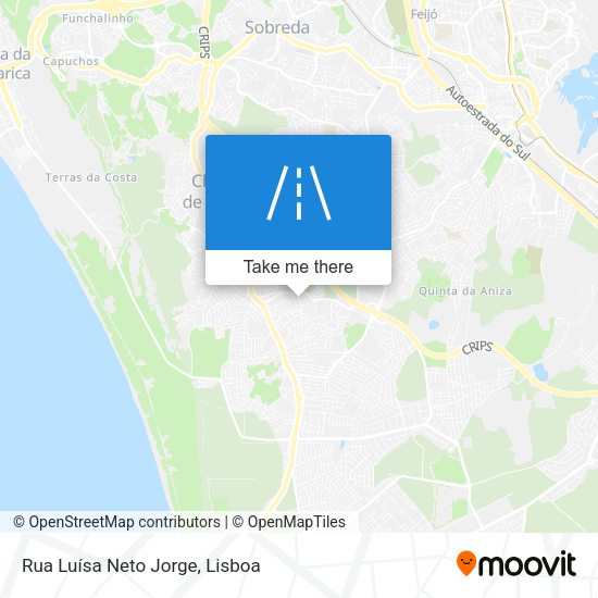 Rua Luísa Neto Jorge mapa