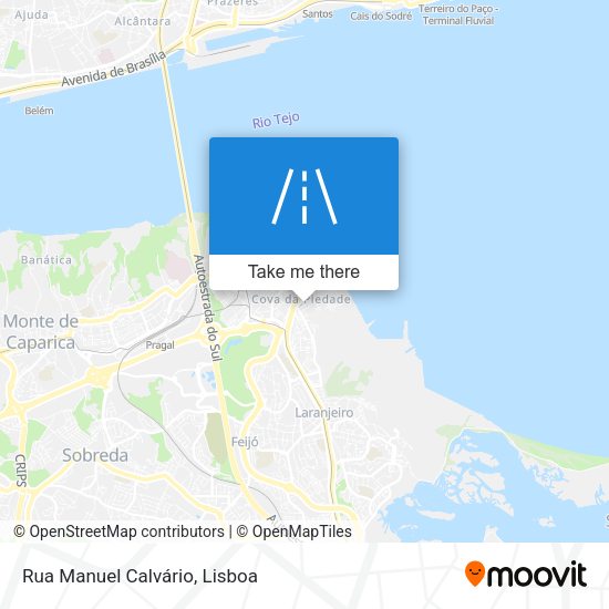 Rua Manuel Calvário map