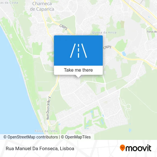 Rua Manuel Da Fonseca map