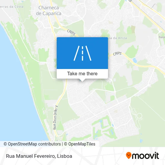 Rua Manuel Fevereiro map