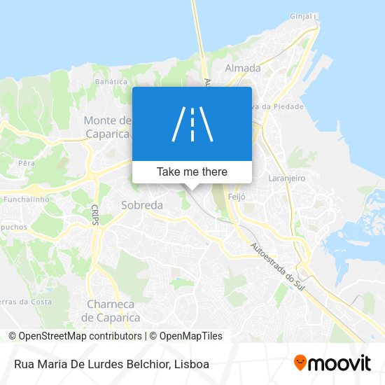 Rua Maria De Lurdes Belchior mapa