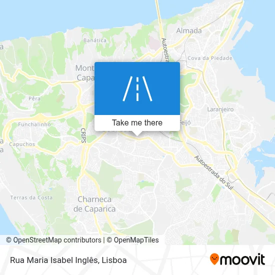 Rua Maria Isabel Inglês map