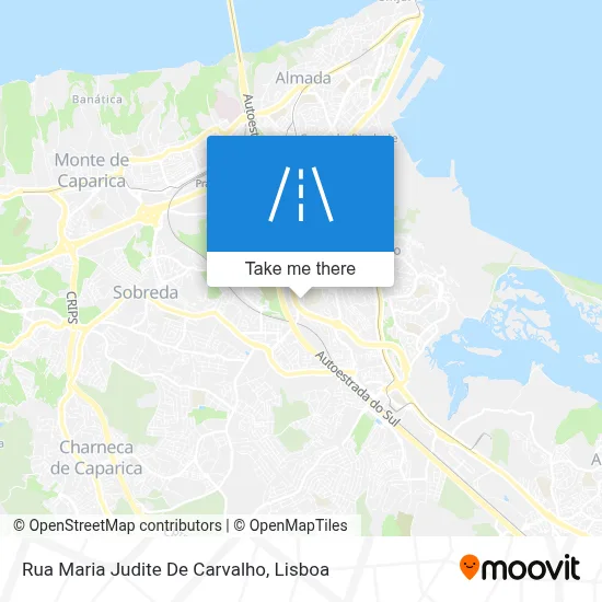 Rua Maria Judite De Carvalho map