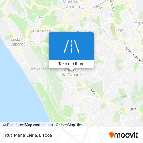 Rua Maria Leiria mapa