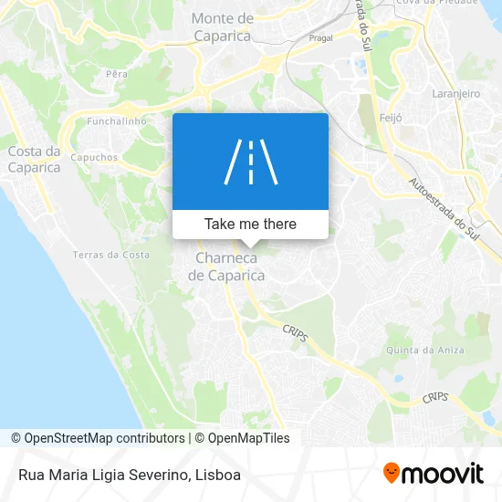 Rua Maria Ligia Severino map