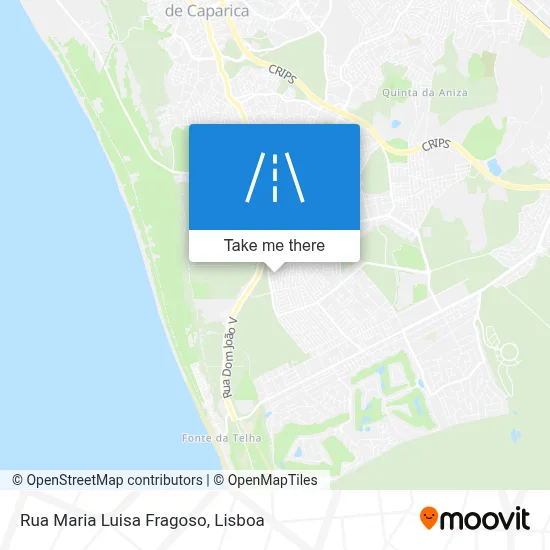 Rua Maria Luisa Fragoso map